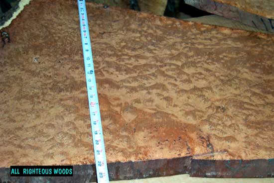 Imagine this slab sanded and finished  - the piece is currently in the rough