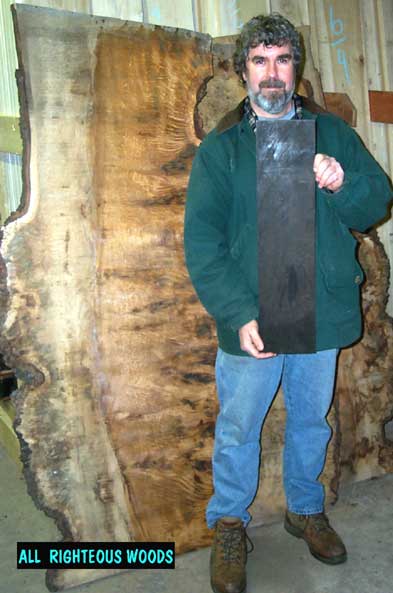 European Oak Burl and nice piece of Madagascar Ebony
